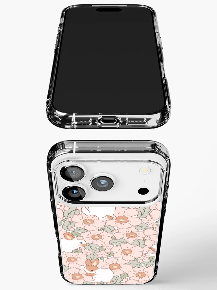 Thumbnail 3 of 5, iPhone Case, Cute Bunnies Easter Pattern Rabbit  designed and sold by AiPatternLy.