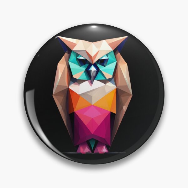 Item preview, The Geometric Owl designed and sold by FreeMind-Design.