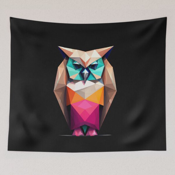 Item preview, The Geometric Owl designed and sold by FreeMind-Design.