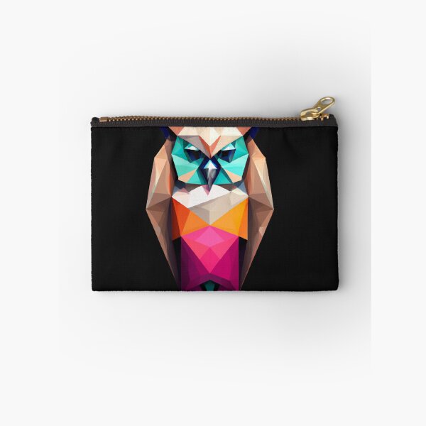 Aperçu de l'œuvre Le hibou géométrique créée et vendue par FreeMind-Design.