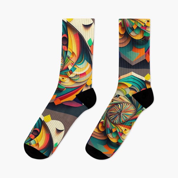 Item preview, Colorful and Dynamic Geometric Abstract Artwork designed and sold by EnzoZs.