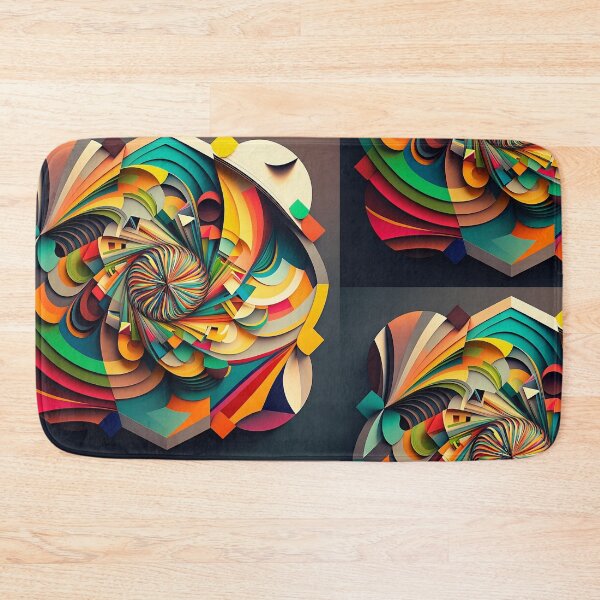 Item preview, Colorful and Dynamic Geometric Abstract Artwork designed and sold by EnzoZs.