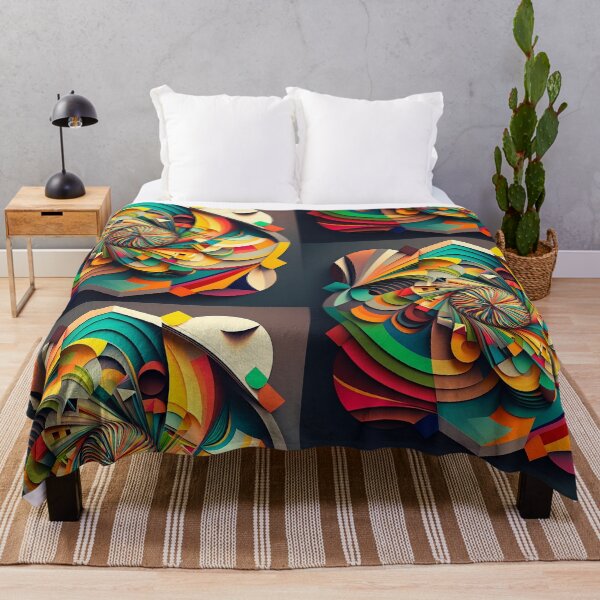 Item preview, Colorful and Dynamic Geometric Abstract Artwork designed and sold by EnzoZs.