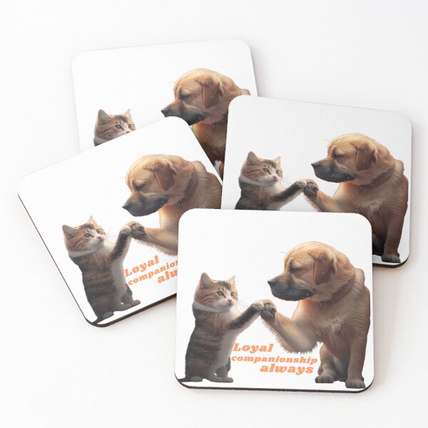 Item preview, cat and dog : loyal campanionship always designed and sold by Abdessamad  HAFIANI ⭐⭐⭐⭐⭐.