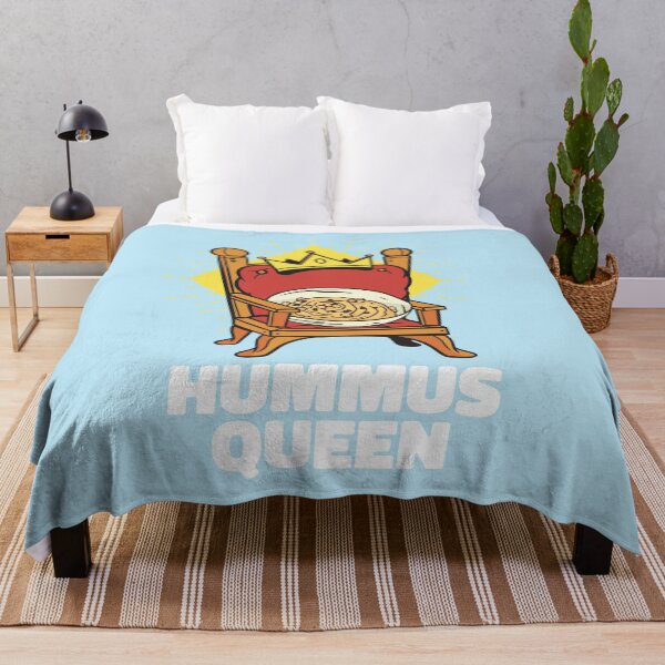Item preview, Funny Hummus Chickpeas Queen  designed and sold by MrEddie10.