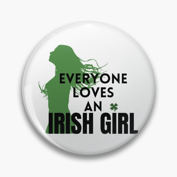 Item preview, Everyone loves an Irish girl 4 leaf clover designed and sold by AtergK.