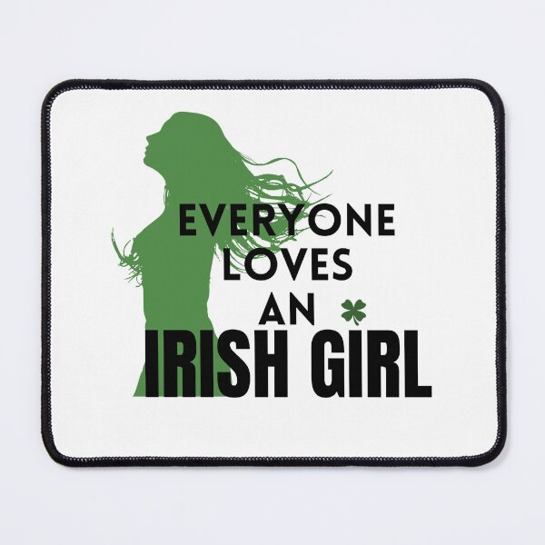 Item preview, Everyone loves an Irish girl 4 leaf clover designed and sold by AtergK.