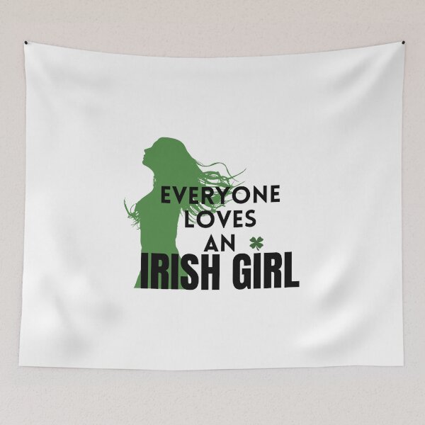 Item preview, Everyone loves an Irish girl 4 leaf clover designed and sold by AtergK.