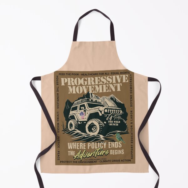 Item preview, PMD00570 Progressive Movement Designs Off Road Vehicle Where Policy Ends Adventure Begins for progressive Democrats and Bernie Sanders supporters up to the challenges with 12 policy goals designed and sold by ProgressiveLeft.