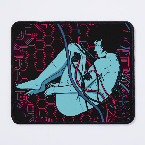 Item preview, Vaporwave Cyborg Girl Dystopian Ghost Cyberpunk Style designed and sold by OWLvision33.
