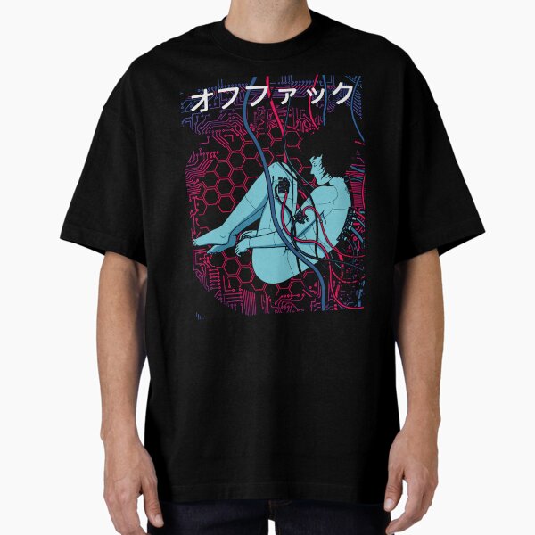 Item preview, Vaporwave Cyborg Girl Dystopian Ghost Cyberpunk Style designed and sold by OWLvision33.