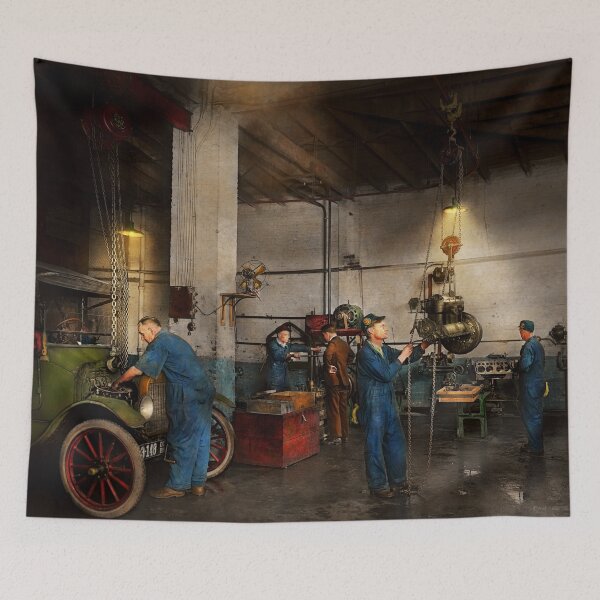 Item preview, Garage - Mechanic - The overhaul 1919 designed and sold by Mike Savad Photography.
