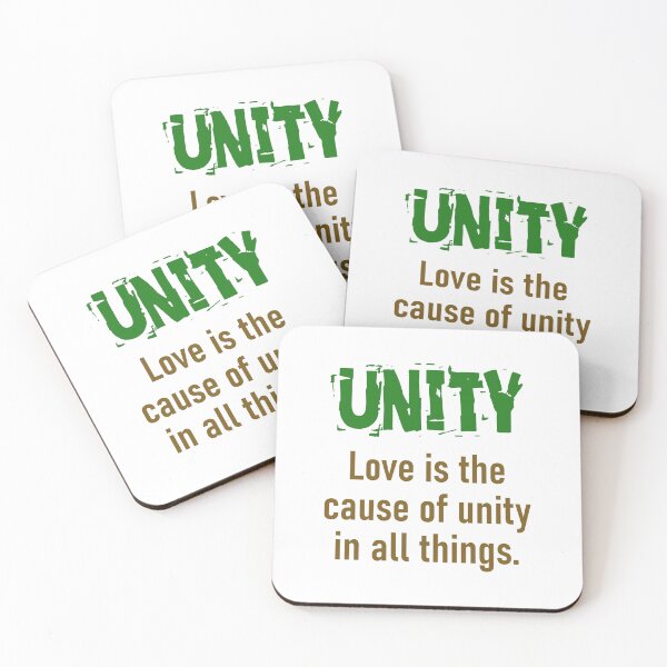 Item preview, Love Is The Cause Of Unity - Unity Quote designed and sold by CrankyOldDude.