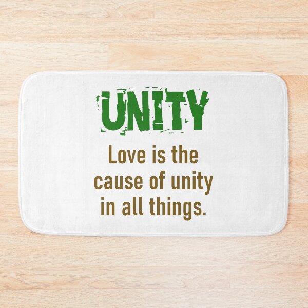 Item preview, Love Is The Cause Of Unity - Unity Quote designed and sold by CrankyOldDude.