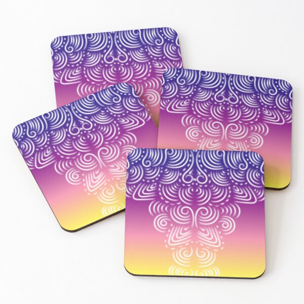 Item preview, pink, blue and yellow geometric background designed and sold by yessebel.