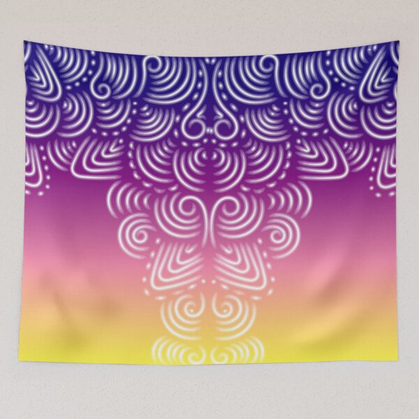 Item preview, pink, blue and yellow geometric background designed and sold by yessebel.