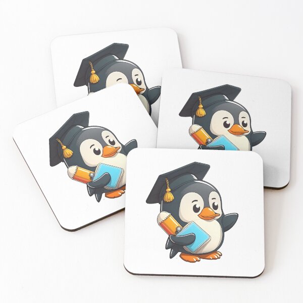 Item preview, Cute Penguin Student Character designed and sold by BHDesignCo.