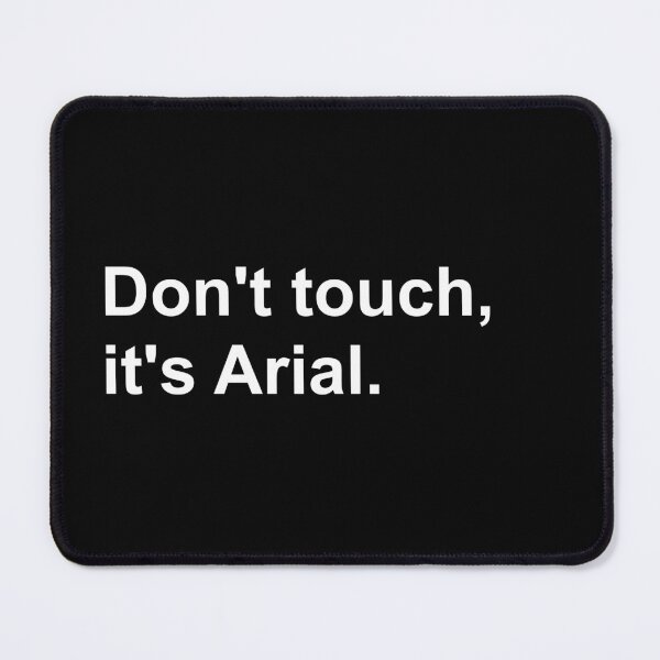 Item preview, No toques, es Arial (blanco) designed and sold by Cool Club Shop.