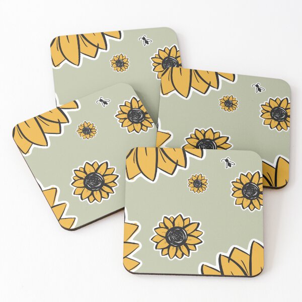 Item preview, Sunflowers and Bees designed and sold by Kaitlyn Keith.
