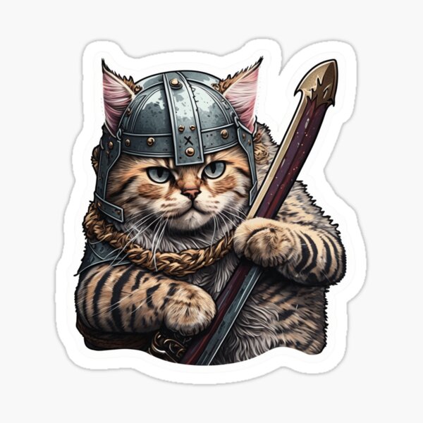 all my funny cat pictures I made for my pfp. I have begun drawing them  instead of making edited pictures. today I made a new viking one :  r/CatDrawings