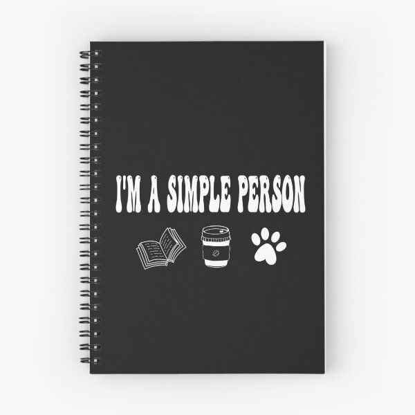 Item preview, I am A Simple Person - Books, Coffee And My Cat Essential T-Shirt designed and sold by Country-Love.