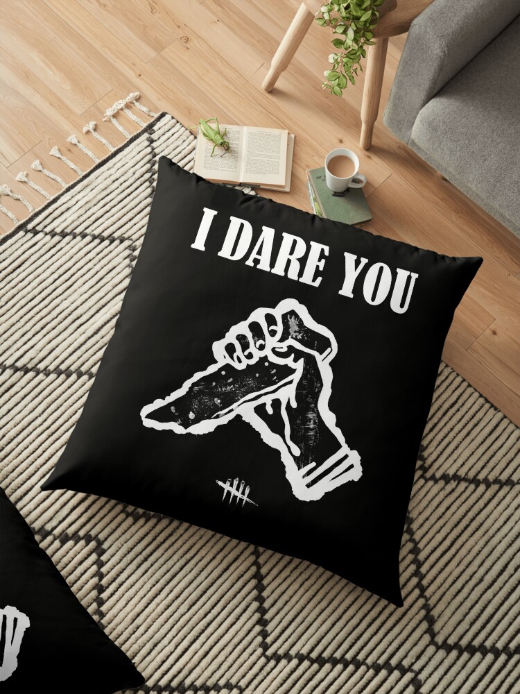 dead by daylight decisive strike floor pillow by estelaayuso redbubble redbubble