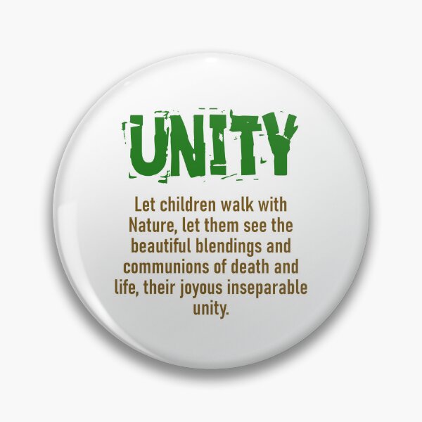 Artikelvorschau, Let Children Walk With Nature - Unity Quote entworfen und verkauft von CrankyOldDude.
