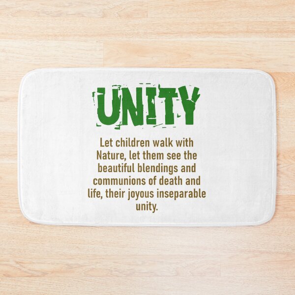 Item preview, Let Children Walk With Nature - Unity Quote designed and sold by CrankyOldDude.