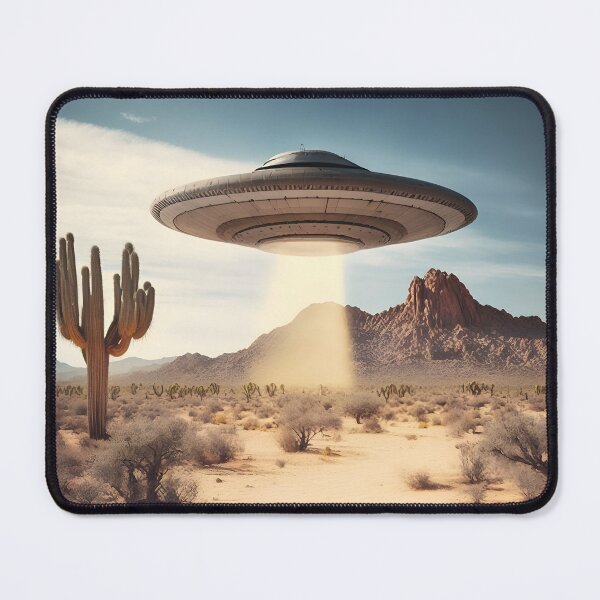 Item preview, UFO over the California Desert designed and sold by UFO-UAP-XYZ.