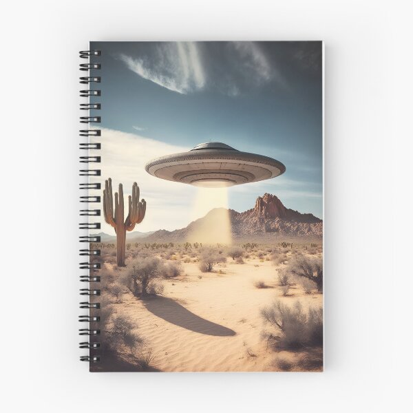 Item preview, UFO over the California Desert designed and sold by UFO-UAP-XYZ.