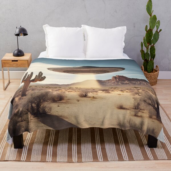 Item preview, UFO over the California Desert designed and sold by UFO-UAP-XYZ.