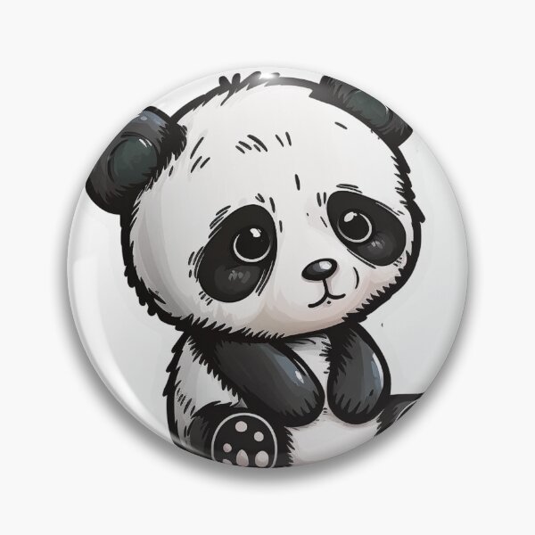 Item preview, Panda Sticker designed and sold by westside310.