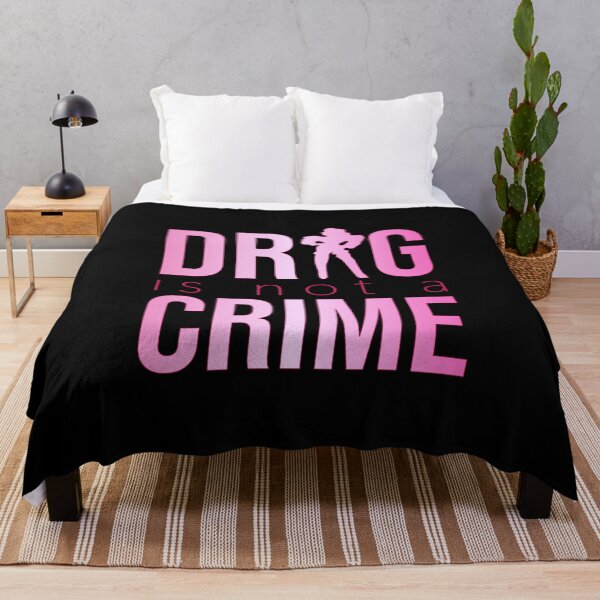 Item preview, Drag is NOT A CRIME (pink) designed and sold by NickiPost.