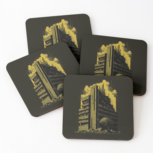 Item preview, Imaginary city in a brutalist style designed and sold by brytfanna.