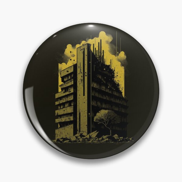 Item preview, Imaginary city in a brutalist style designed and sold by brytfanna.