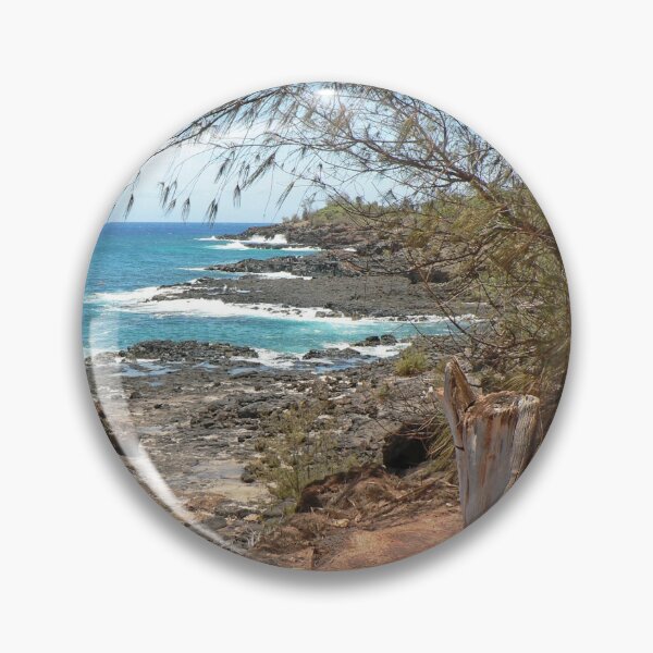 Item preview, Volcanic and Red Dirt Shoreline in Kauai designed and sold by Martha Sherman.