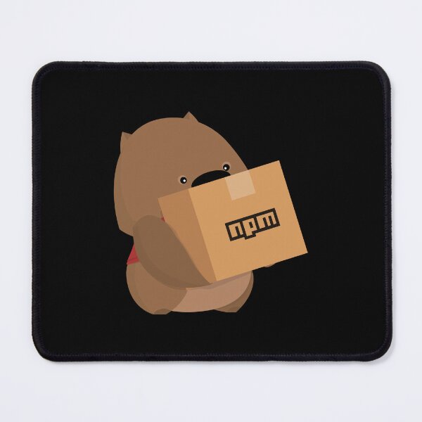 Item preview, NPM: helpful wombat (black edition) designed and sold by hellkni9ht.
