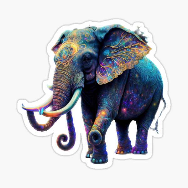 Item preview, Cosmic elephant  designed and sold by DeepDarkWaters.