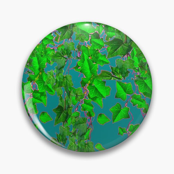 Item preview, HANGING IVY GREEN HOUSE PLANT TEAL ART designed and sold by sharlesart.