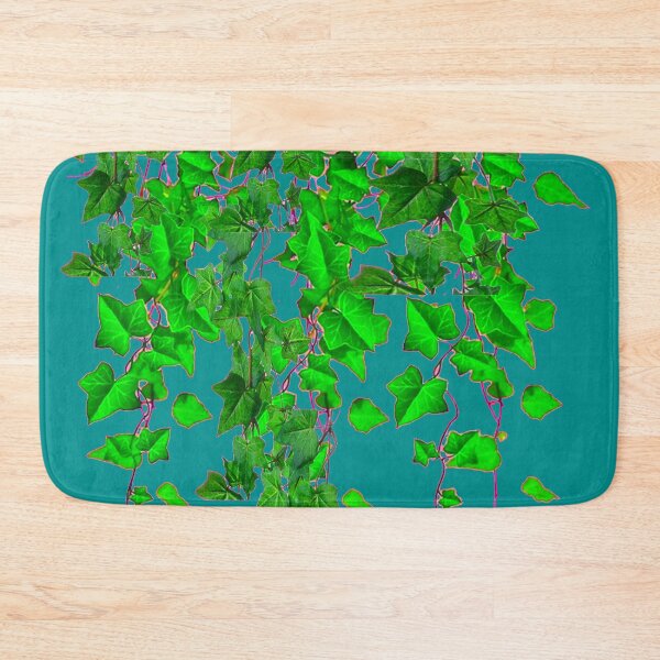 Item preview, HANGING IVY GREEN HOUSE PLANT TEAL ART designed and sold by sharlesart.