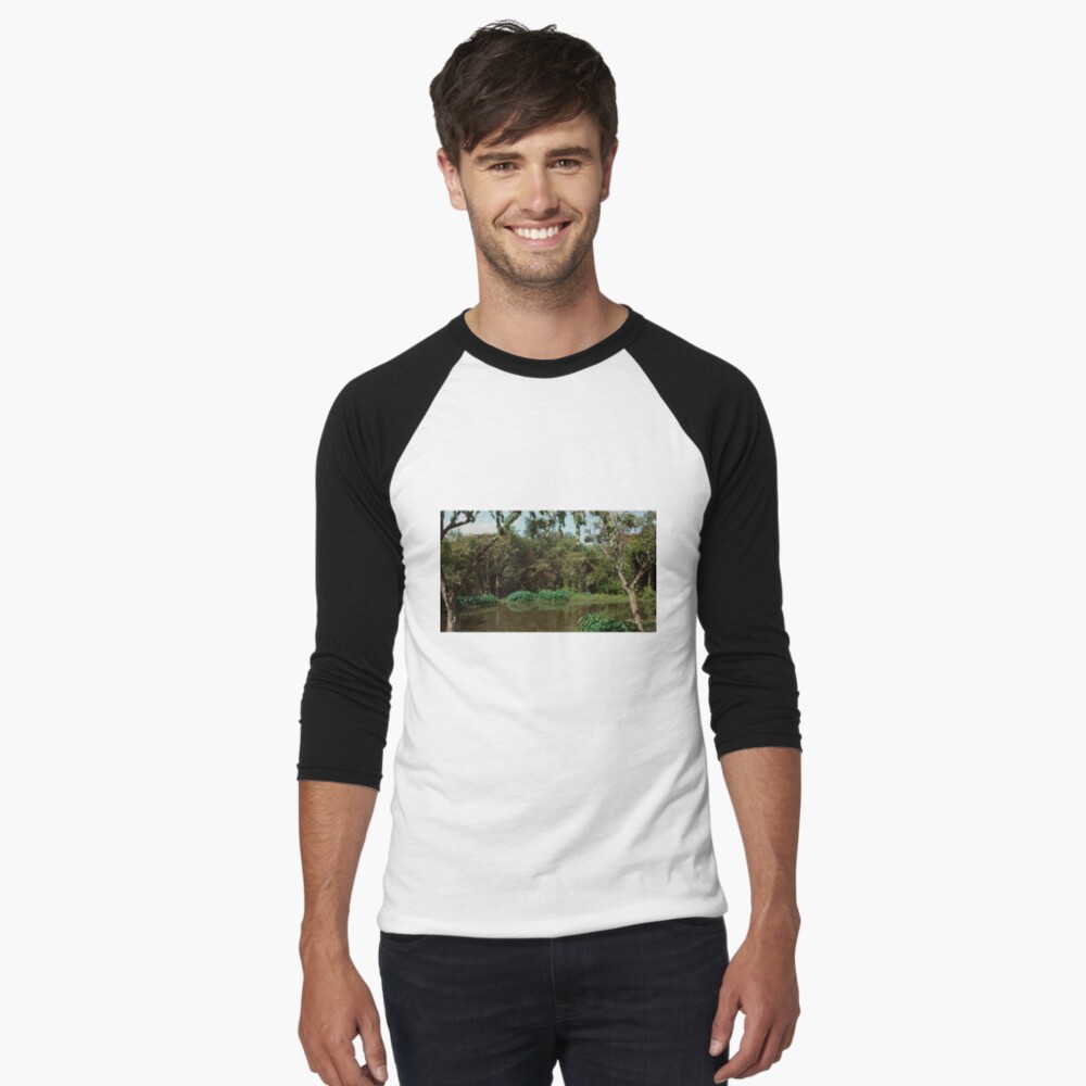 Item preview, Baseball ¾ Sleeve T-Shirt designed and sold by teruyalab.