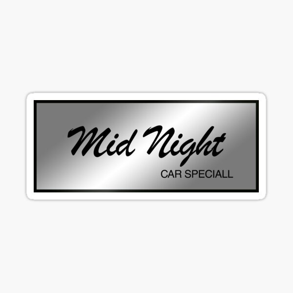 Mid Night Car Speciall Sticker