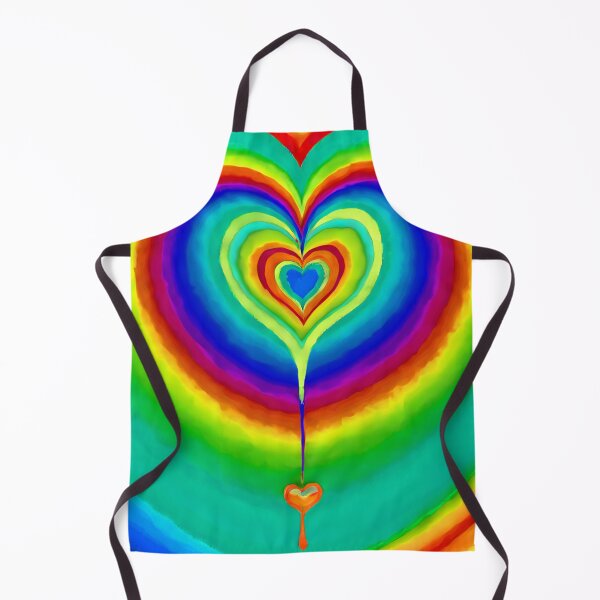Item preview, #H033: Colorful Trippy Micro Passion Hearts Pattern designed and sold by FarStarL33.