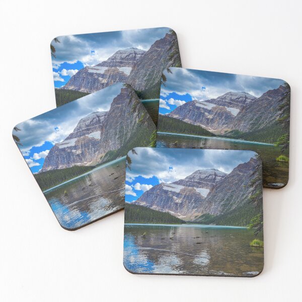 Item preview, Jasper National Park Clear Lake with Mountain Snowy Peak View V1  designed and sold by Family Journey with God.