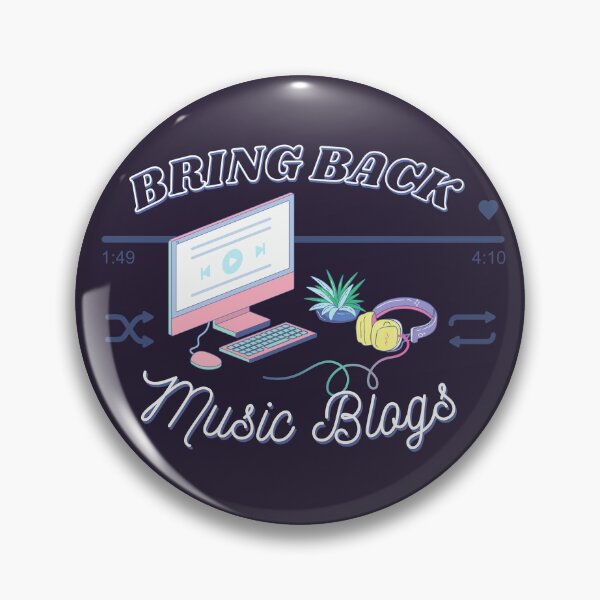 Item preview, Bring Back Music Blogs designed and sold by Birdbrook Academy.