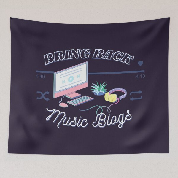 Item preview, Bring Back Music Blogs designed and sold by Birdbrook Academy.