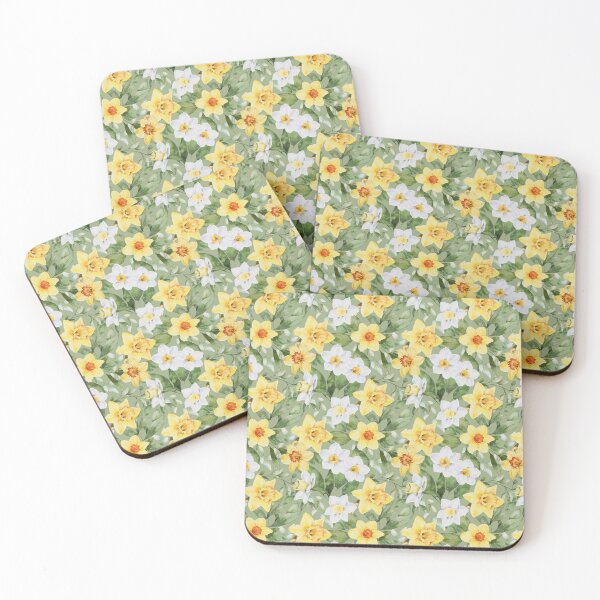 Item preview, Spring Cow with Jonquils designed and sold by WildAliceArt.
