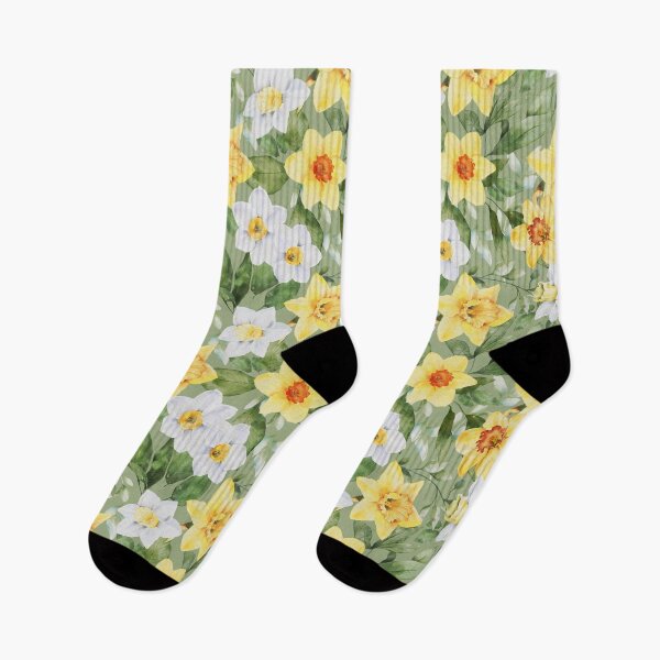 Item preview, Spring Cow with Jonquils designed and sold by WildAliceArt.