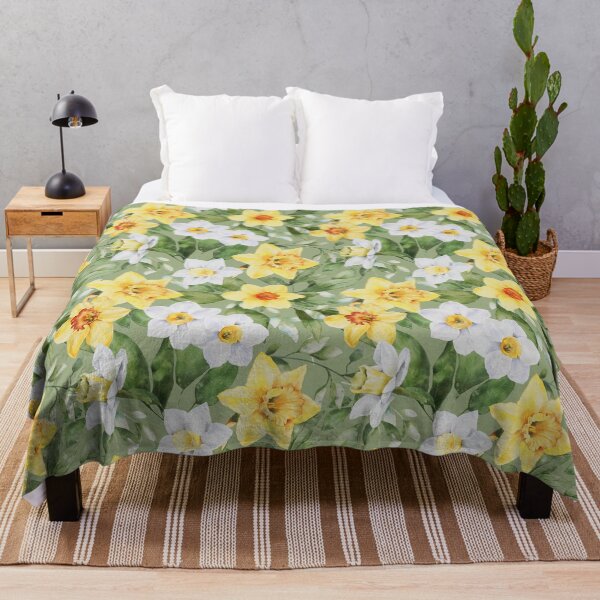 Item preview, Spring Cow with Jonquils designed and sold by WildAliceArt.