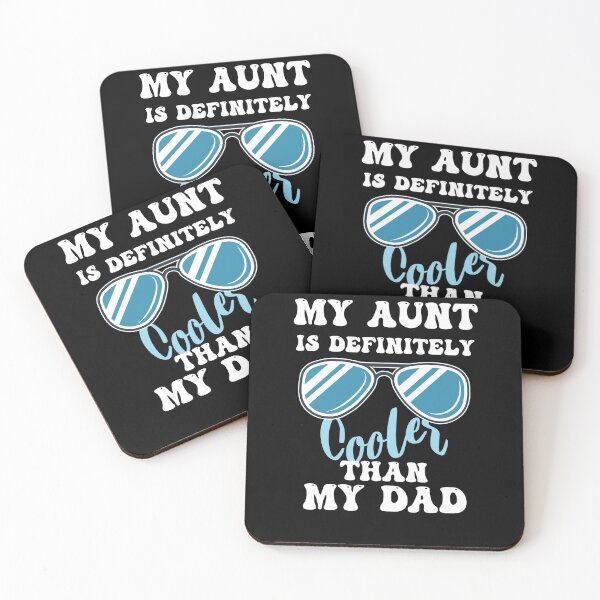Item preview, My Aunt Is Definitely Cooler Than My Dad - Funny Baby Wear designed and sold by smailjr.